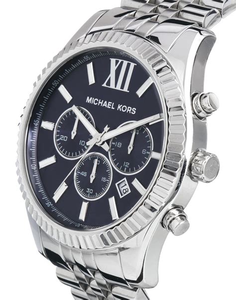 michael kors men's silver lexington watch|replace movement Michael Kors 8281.